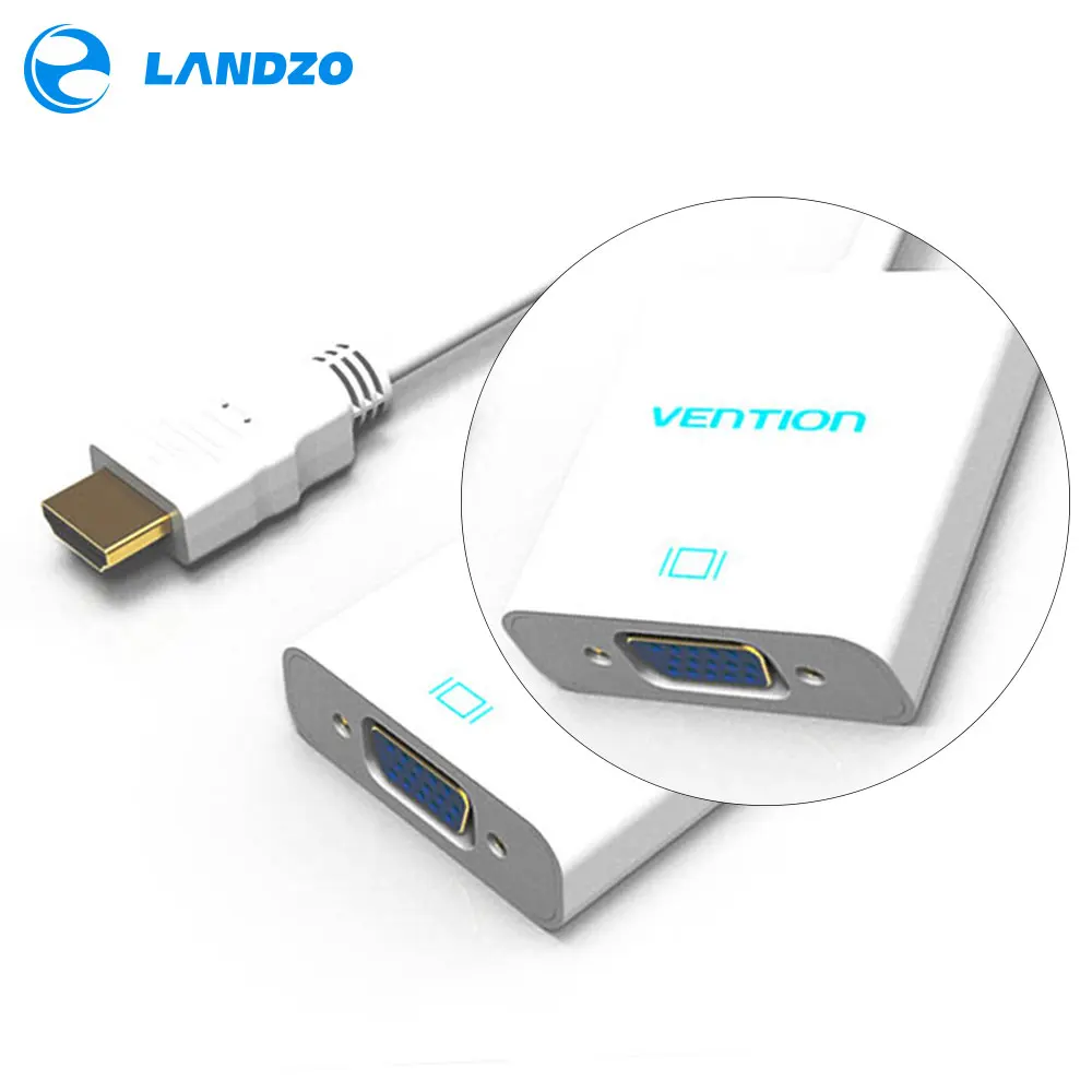 Hdmi-vga конвертер высокого качества raspberry pi 3 HDMI VGA адаптер для компьютера проектор