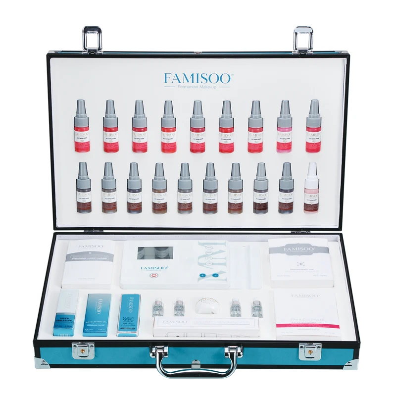 Профессиональный набор татуировки машина ручка Мощность пигментные чернила игл