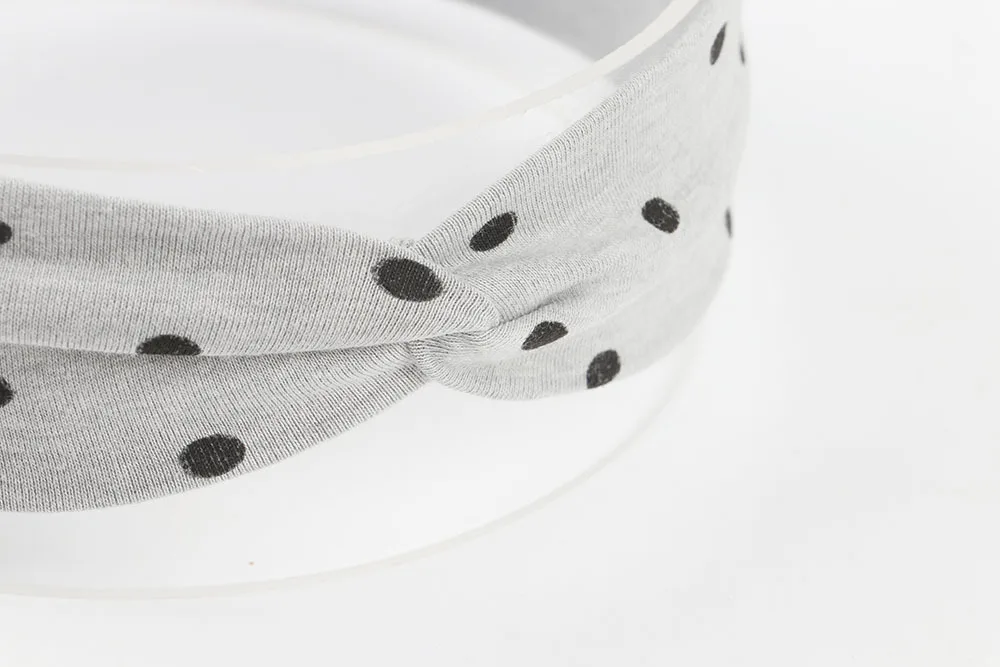 

Baby Headband Turban Cute Cotton Headwrap for Kids Twist Cross Children Elastic Headwear Dot Thin Infant Hair Accessorie New