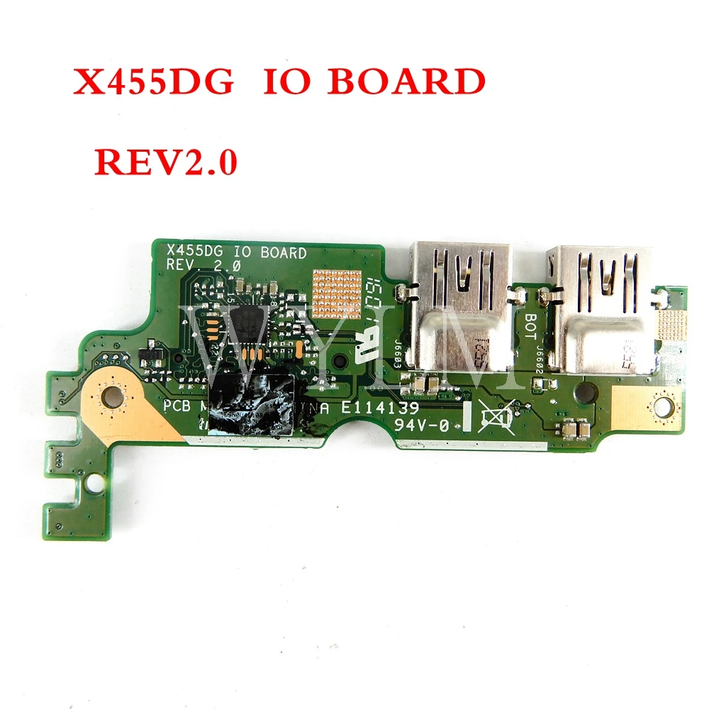 

X455DG IO BOARD for ASUS X455DG X455D X455 Laptop motherboard IO Board USB BOARD SD card board