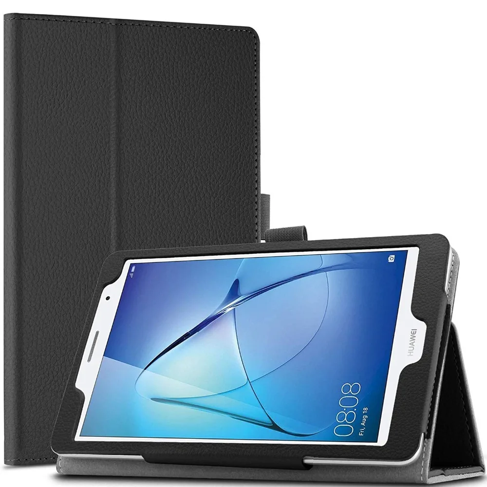 Чехол подставка из искусственной кожи для Huawei MediaPad T3 8 0 дюйма|Чехлы планшетов и