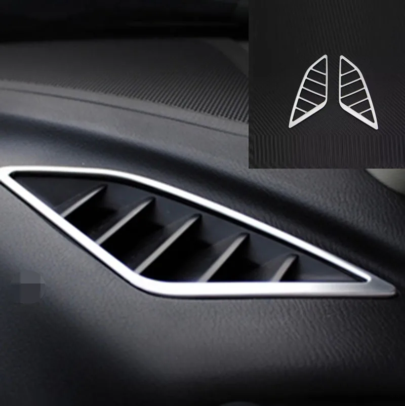 Левой вождения Украшение Интерьера Автомобиля Аксессуары ABS Хром Вентиляционное