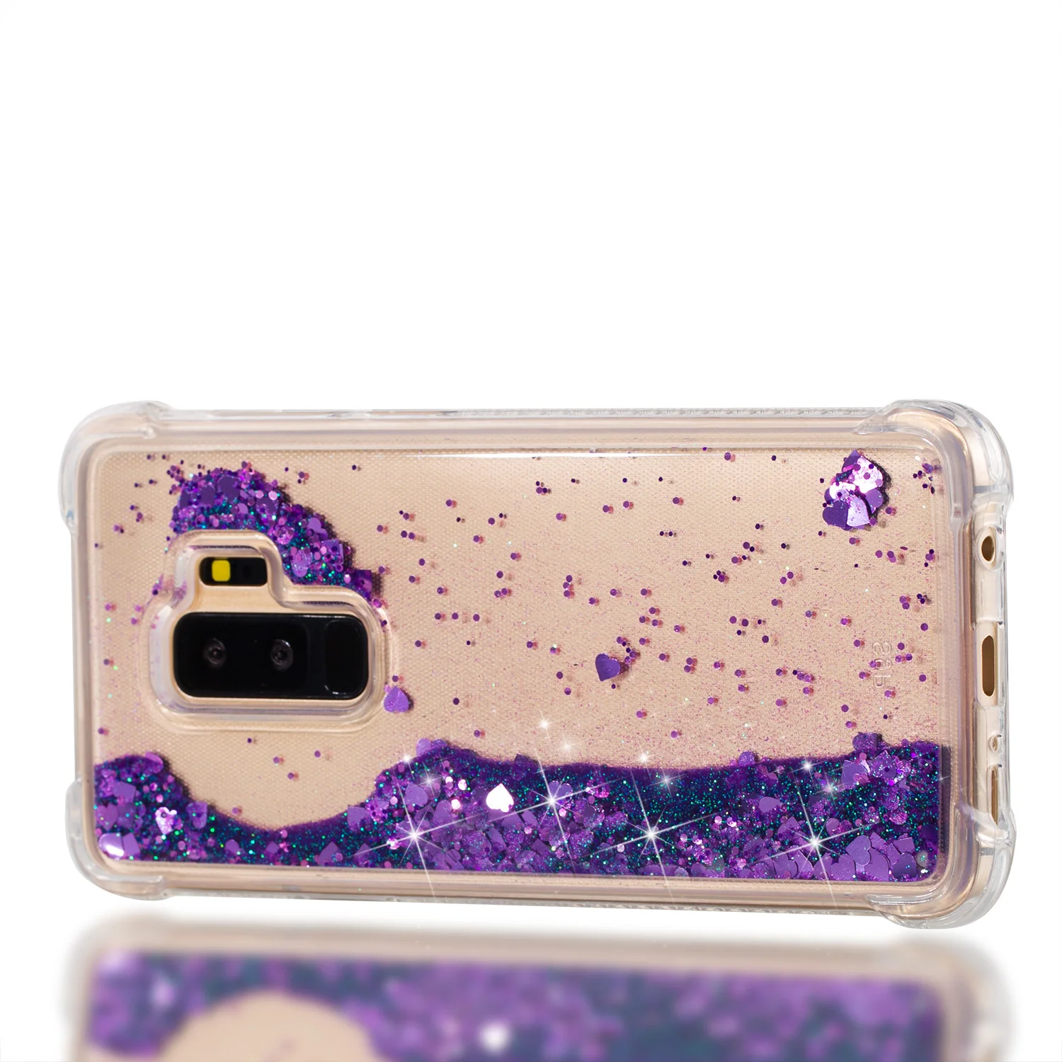 Bling For Samsung galaxy S5 S6 Edge S9 Plus A3 A5 2016 A310 A510 J2 Pro 2018 cover Dynamic Liquid Silicone Soft TPU Phone cases |