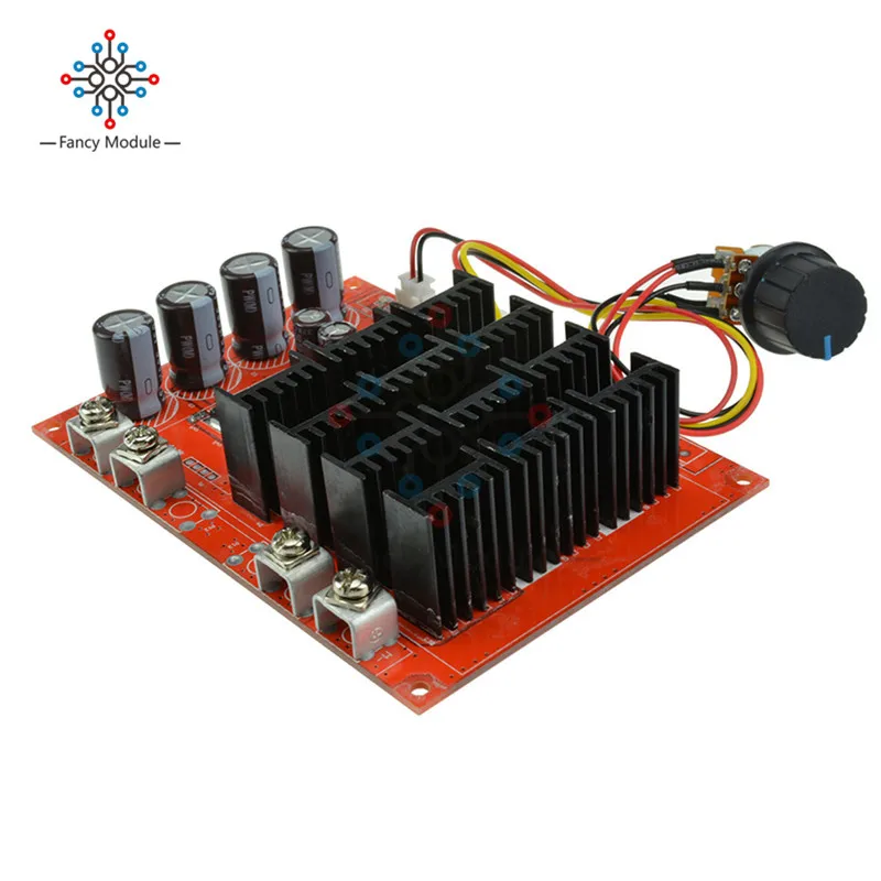 60A DC 10-50v 12V 24V 48V 3000W DC регулятор скорости вентилятора PWM HHO RC контроллер