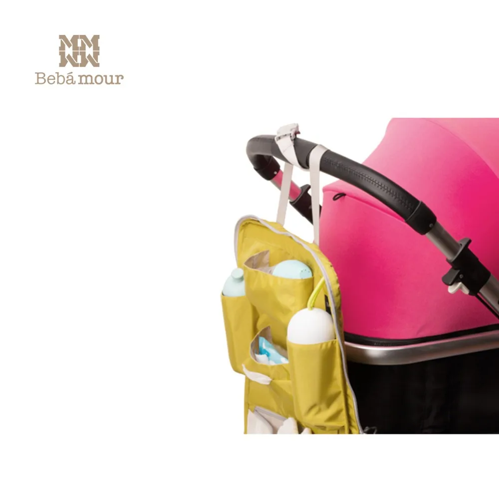 Bebamour Multifunctional Diaper Bag Waterproof Travel Bags Portable Car Hanging Light Bolsa Maternidade Nappy | Мать и ребенок