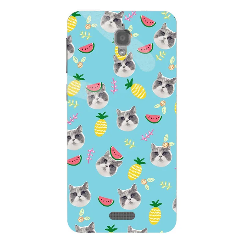 For Coque Lenovo S660 Case Cover Flowers Plants Scenery Soft TPU Silicone Phone Cases S668T 4.7&quot Back |