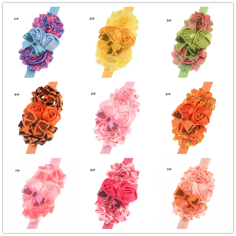 1 шт. шифоновая повязка на голову с принтом сердца | Аксессуары для одежды