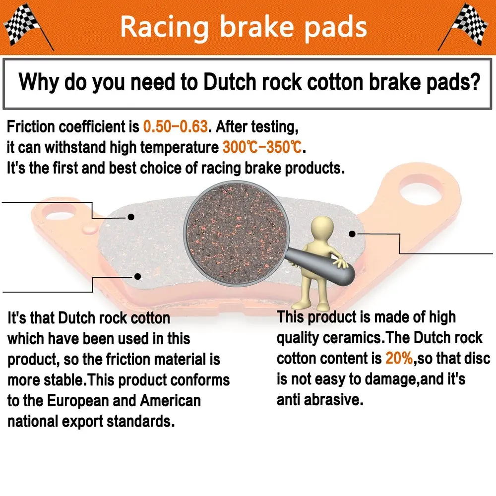 Передние и задние тормозные колодки для мотоцикла Yamaha YZF R6 2003 2015 R1 2004 2006 FZ6 FZ8 FZ1 Fazer