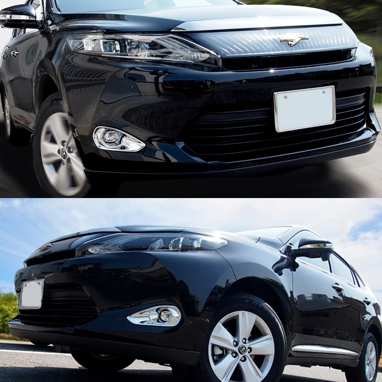 JY для TOYOTA HARRIER передняя противотуманная фара накладка ABS аксессуары для стайлинга автомобилей Наклейка