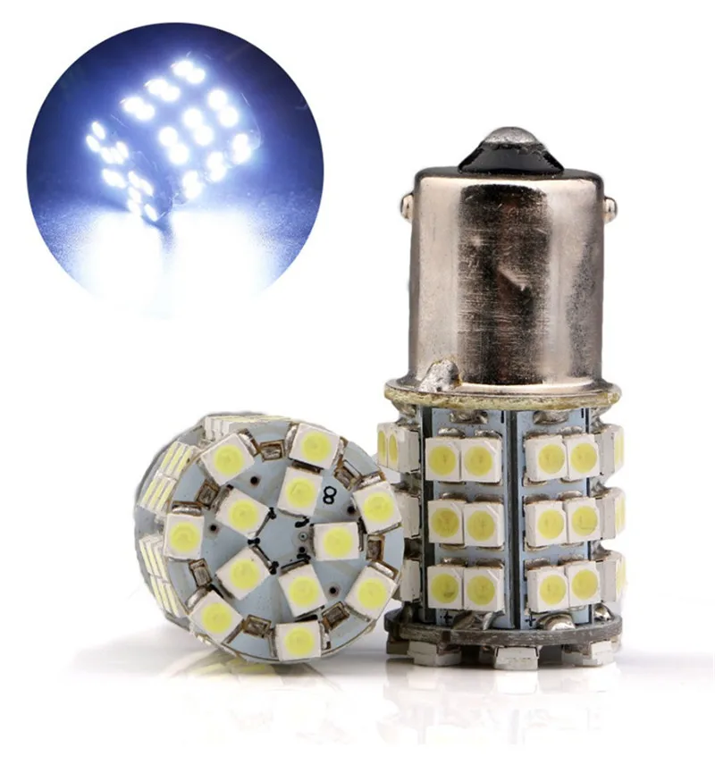 50 ШТ. 12 В 1156A S25 1156 BA15S 3528 54 SMD Авто Включите Хвост Парковка Лампы Стоп-Сигнал Заднего