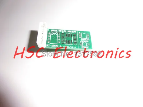 Бесплатная доставка проводная щетка VGA новая RT809F с 6 адаптерами + плата ICSP/кабель