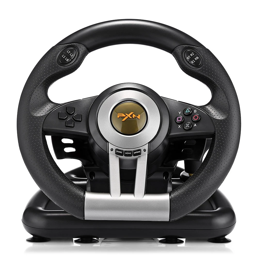 PXN V3II Racing Game Steering Wheel with Foldable Pedal Controller Joystick Compatible PC PS3 PS4 and Xbox One | Электроника
