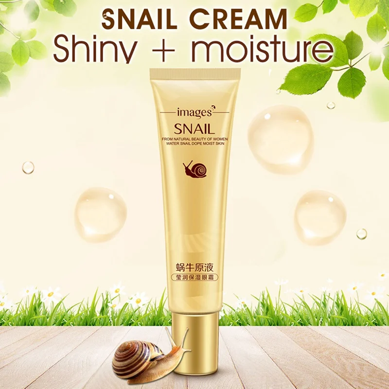 Hot Snail Essence Eye Cream Moisturizing Dark Circles Remove Bags Drops Lifting Anti Wrinkle Aging Eyes Skin Care |