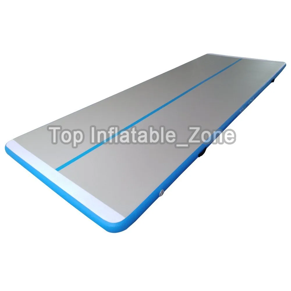 Promotion ! Inflatable Airtrack With Electronic Pump 6m 7m 8m *1m Gym Mat Tumble Track Bouncing Big Size Air Floor Mattress |