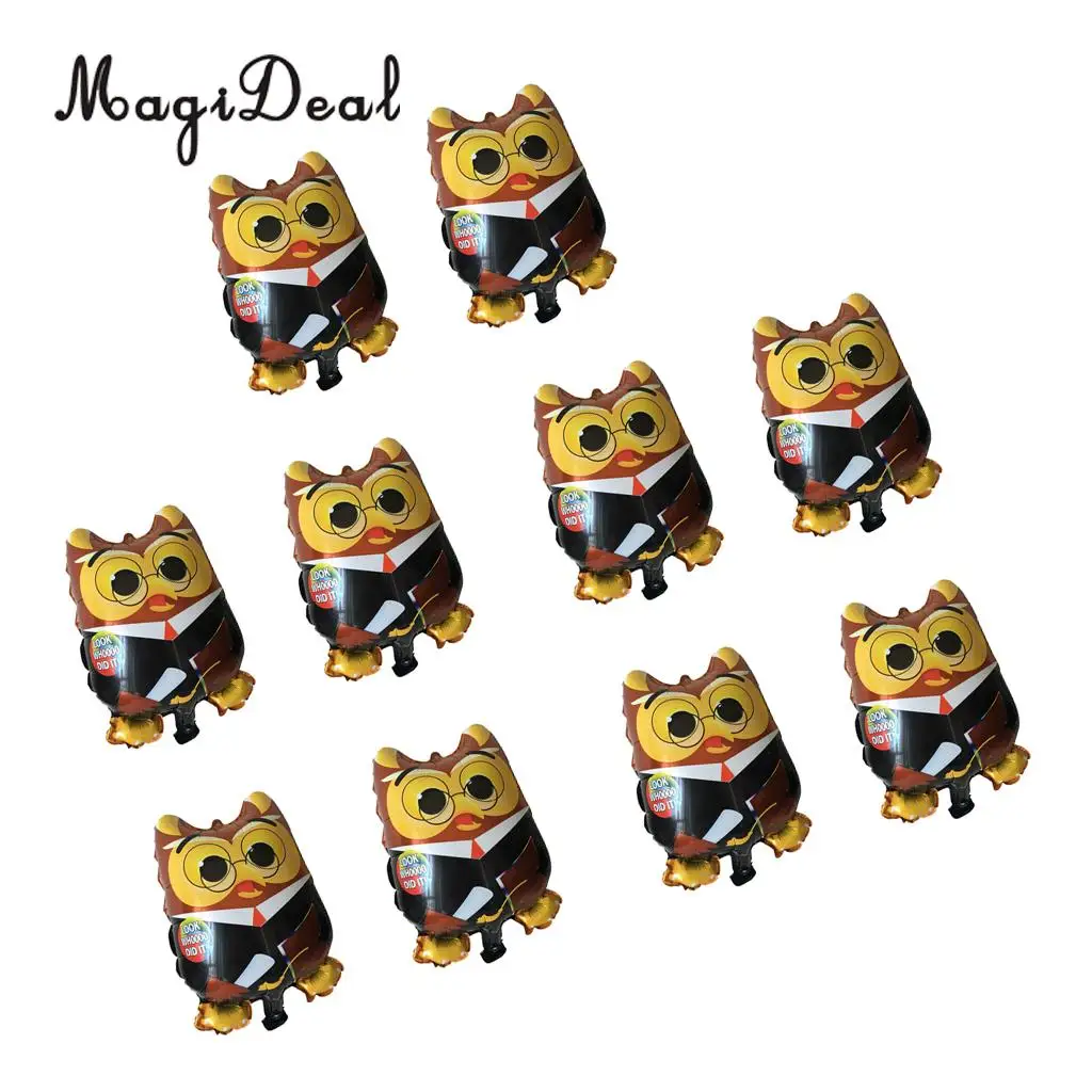 Magiideal 10 шт. Выпускные вечерние украшения из воздушных шаров с надписью Grad Owl | Дом и