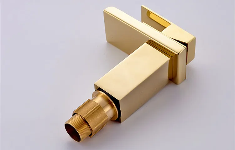 Смеситель для раковины в европейском стиле с золотым покрытием смеситель ванной