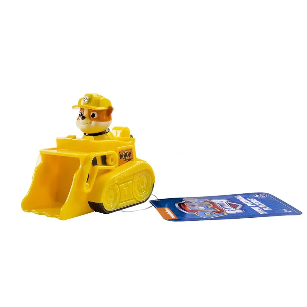 Хит, Paw Patrol Racers автомобиль, Чейз, рободог Райдер, Скай, Маршалл, Рокки, щебень Детский Рождественский подарок - Цвет: rubble