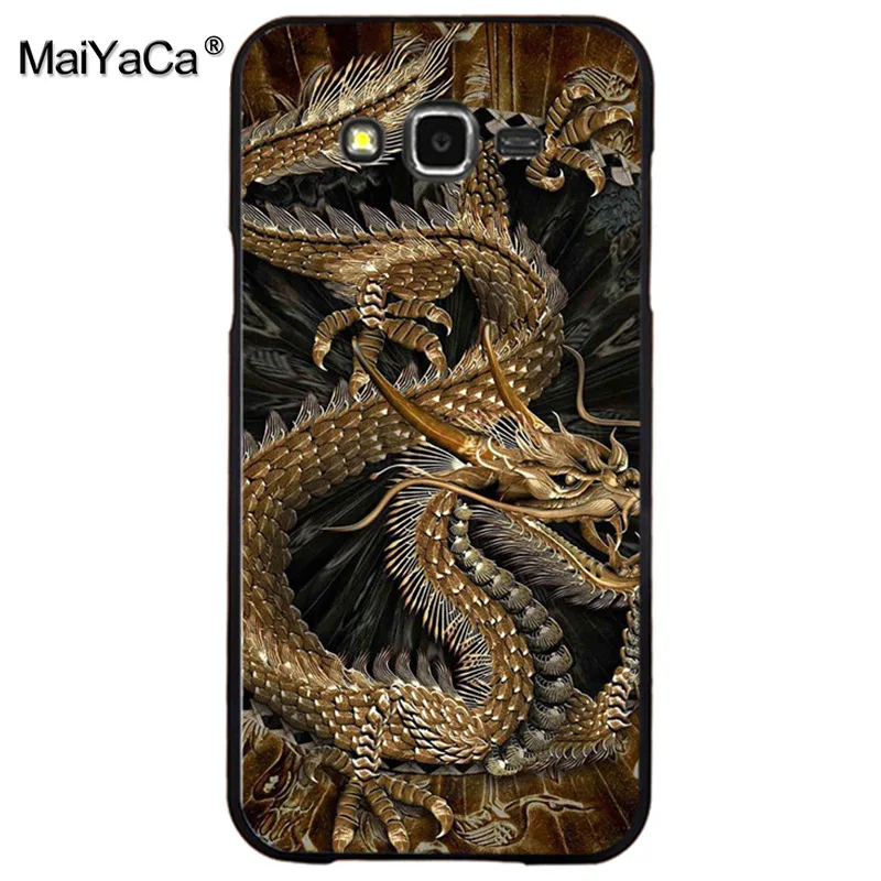 MaiYaCa китайский дракон дизайн Роскошные модные часы с 3D чехол для телефона samsung j7 j8