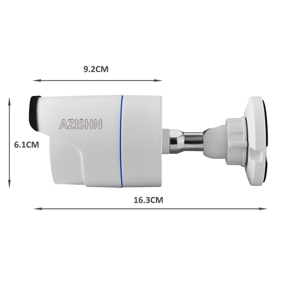 FULL HD H.265 IP камера 1080P 2.0MP SONY IMX323 сенсор Hi3516EV100 6 шт. массив IP66 водонепроницаемый CCTV ONVIF P2P DC12V/48 в PoE