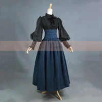 free shipping 2021 new vintage royal long high waist bandage plus size a line skirts for women spring and autumn england style