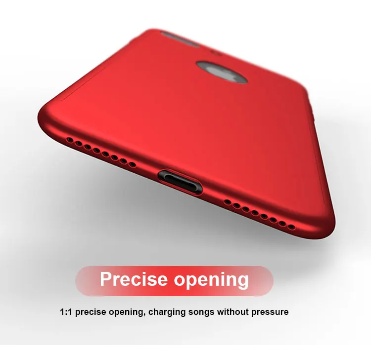 Чехол iPaky 360 с полной защитой для iphone 8 чехол plus iphone8 роскошный защитный тонкий |