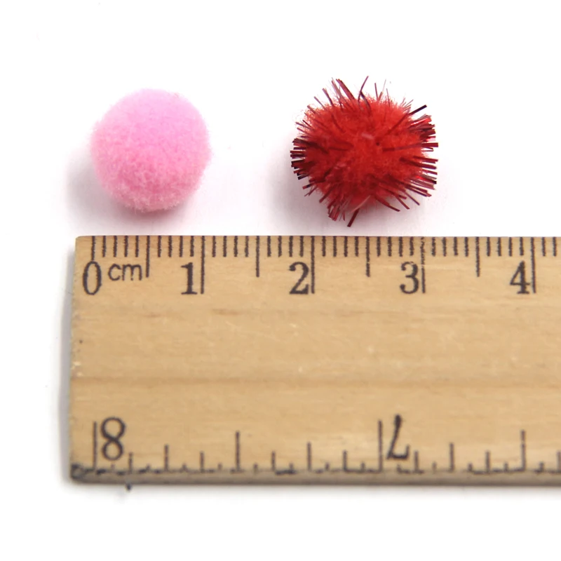 500PCS 10MM DIY Soft Pom Poms Ball Pompoms Balls Handmade Craft Tools Home Garden&ampWedding Decoration&ampSewing Accessorie 2Styles | Дом и