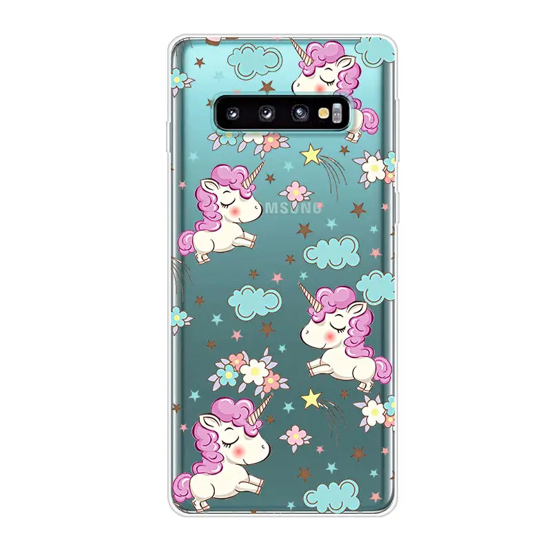 For Samsung Galaxy S10 Case S10Plus Silicone TPU Cover Phone On Plus G975F S 10 SM-G973F Soft | Мобильные телефоны и