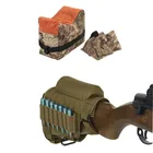 Тактическая Сумка с песком без наполнения, опорная сумка для ружья + тактическая сумка для подставки для щек для снайперской стрельбы с подсумкой для журнала