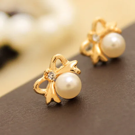 Новинка 2018 модные ювелирные изделия золотого цвета серьги-гвоздики с