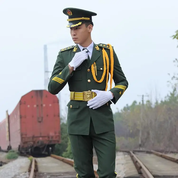 Армейский костюм для Honor красивый сбора флага Guard Китай Национальный