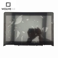 wolive new lcd screen for lenovo flex 3 14 yoga 500 touch screen digitizer replacement with frame