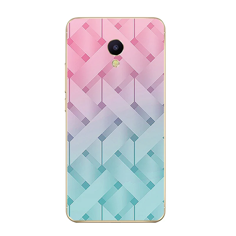 6379 14 Для Meizu M2 M3 M3S мини чехол для телефона чехол для meilan M5/M5S Мини оболочки U10 U20 крышка бант из ленты TPU с изображением забавных геометрический рисунок роспись Fundas - Цвет: 6379 14