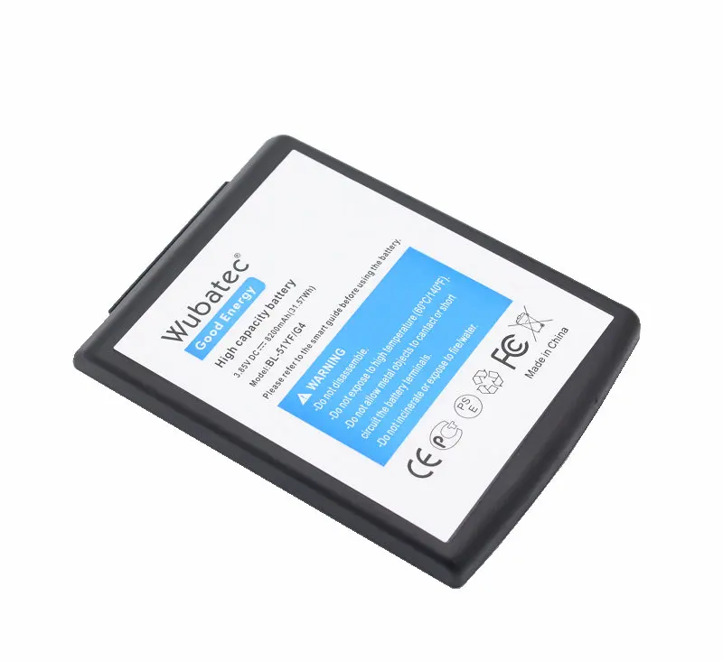 Wubatec 1x G4 BL 51YF 8200mAh Аккумулятор для LG H818 VS999 VS986 US991 F500S F500K F500L H810 H815 Расширенный