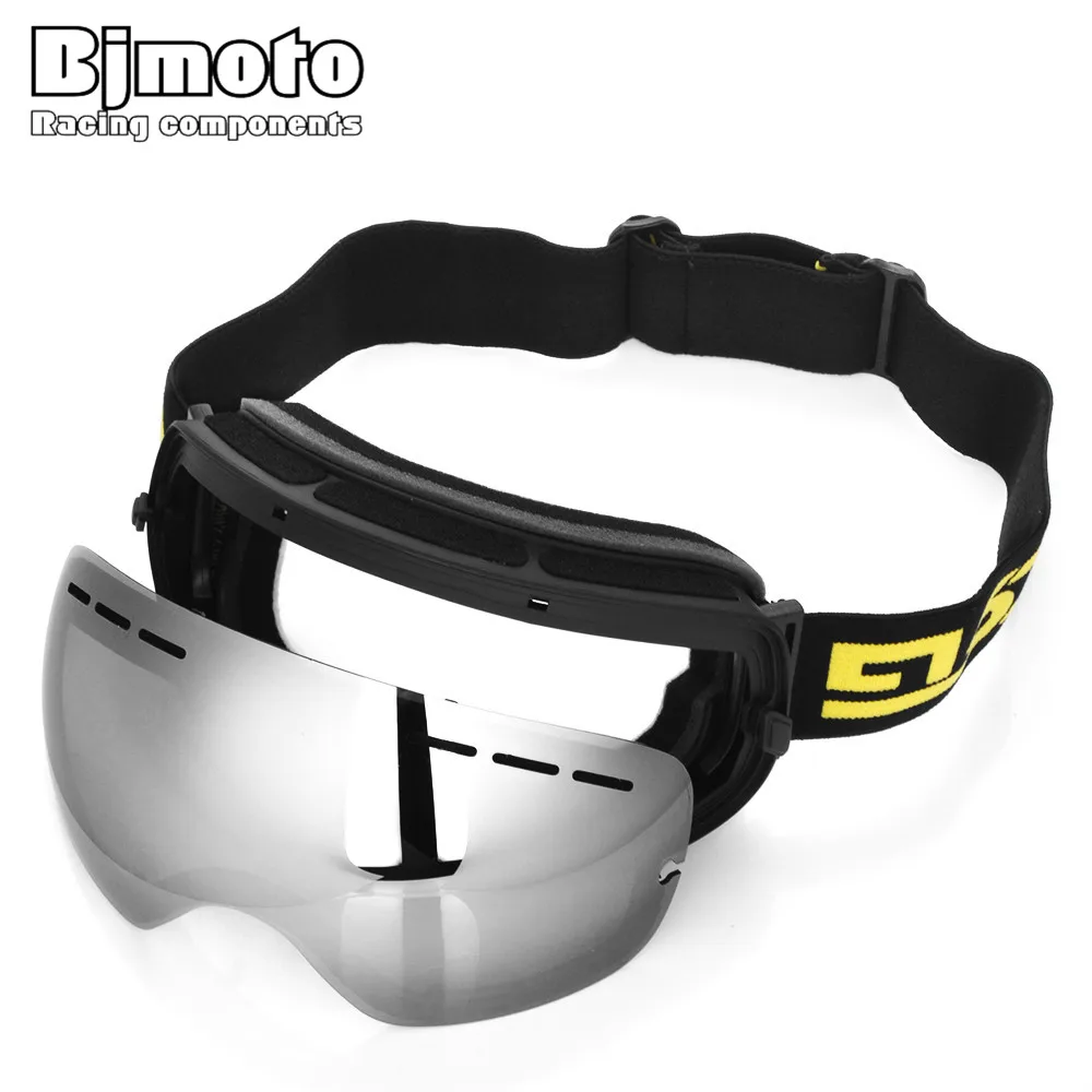 BJMOTO мотоциклетные лыжные очки двухслойные UV400 антизапотевающие большие Лыжные