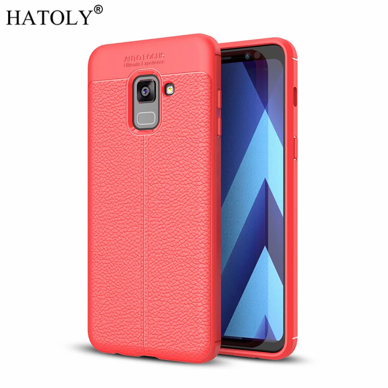 Чехол для Samsung Galaxy A8 2018 резиновый силиконовый мягкий чехол телефона A530F |