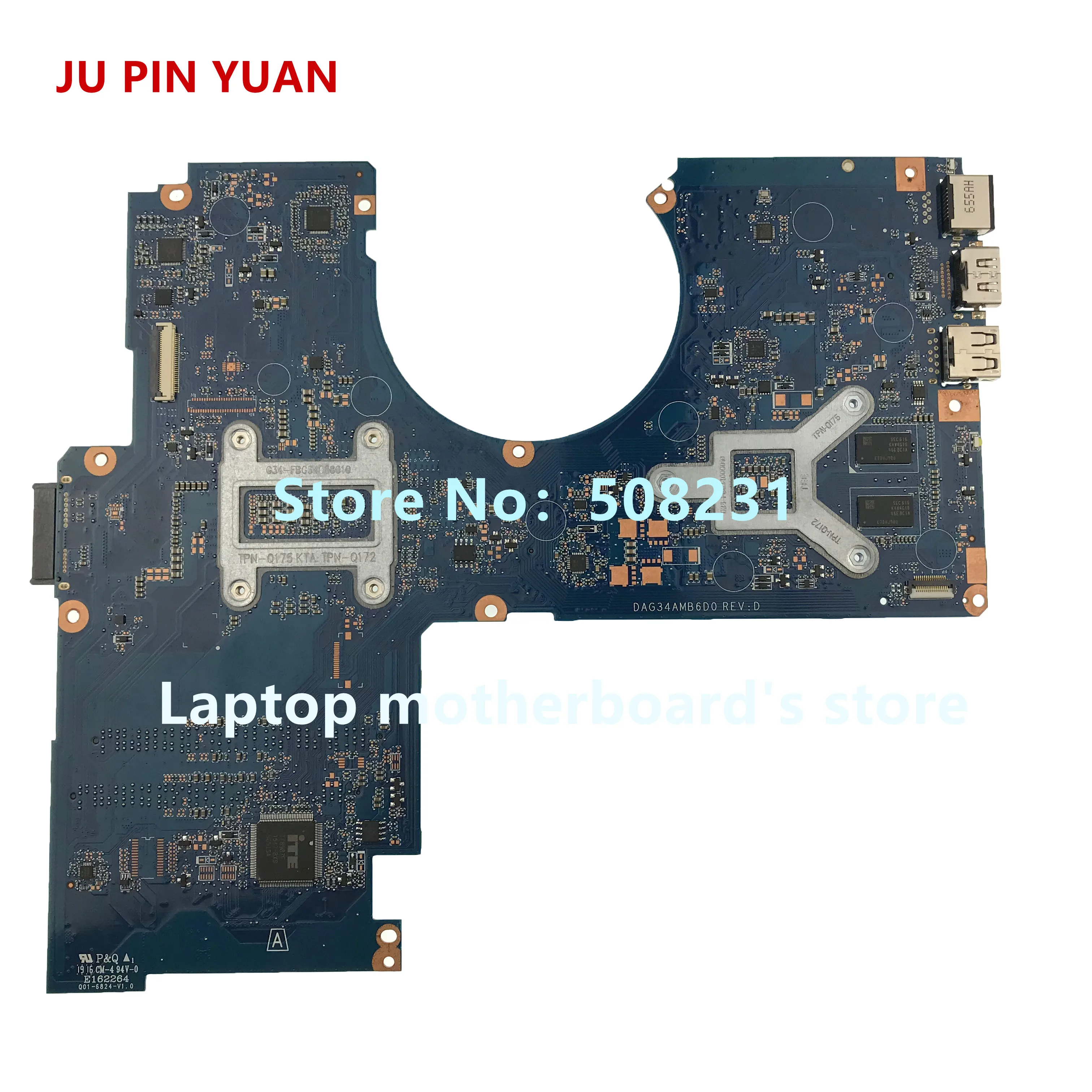 JU PIN Юань 601-903241 448.08J04.0011 для hp Pavilion x360 Кабриолет 13-u Материнская плата ноутбука PentN3710 полностью протестирована