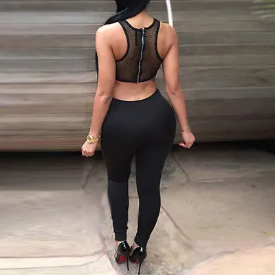 2016 новых мужчин дамы Clubwear Playsuit рукавов Bodycon ну вечеринку комбинезон ползунки