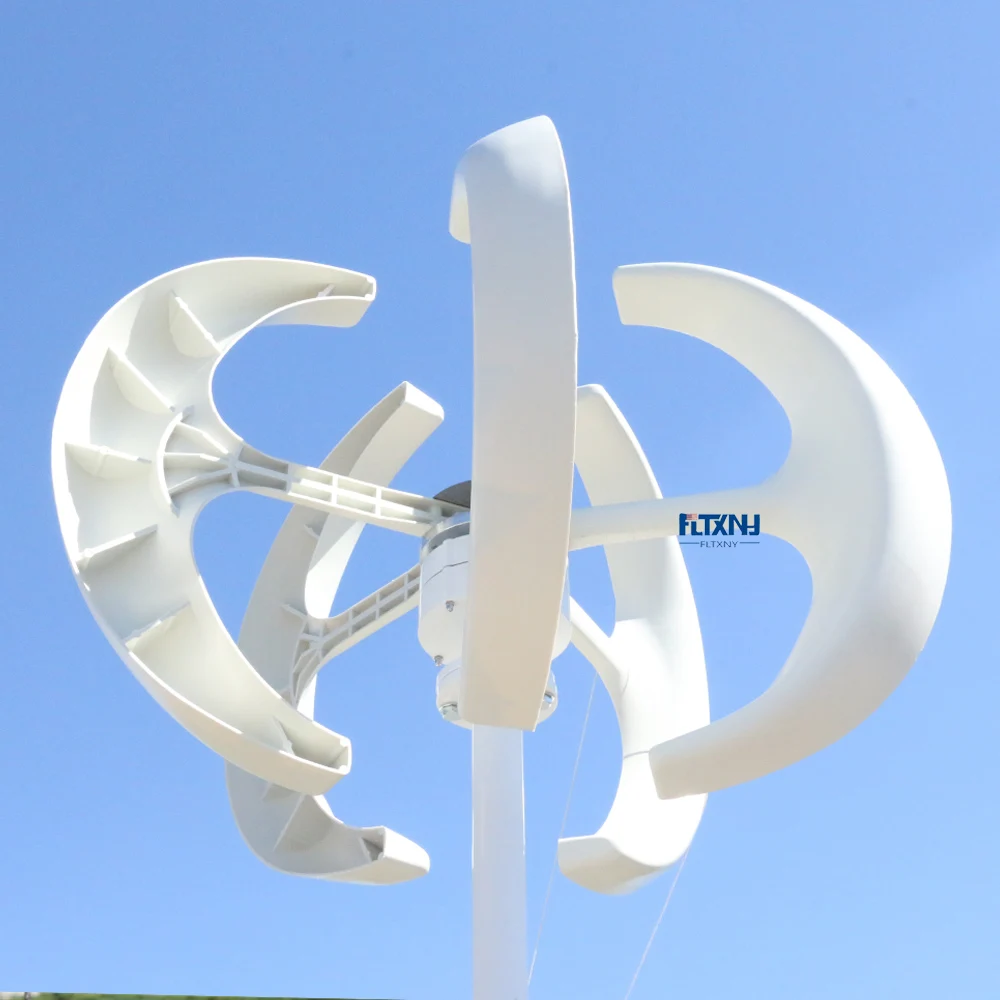 

FLTXNY POWER Vertical Wind Turbine 2000W 12V 24V 48V Permanent Magnet Generator With Mppt Controlle