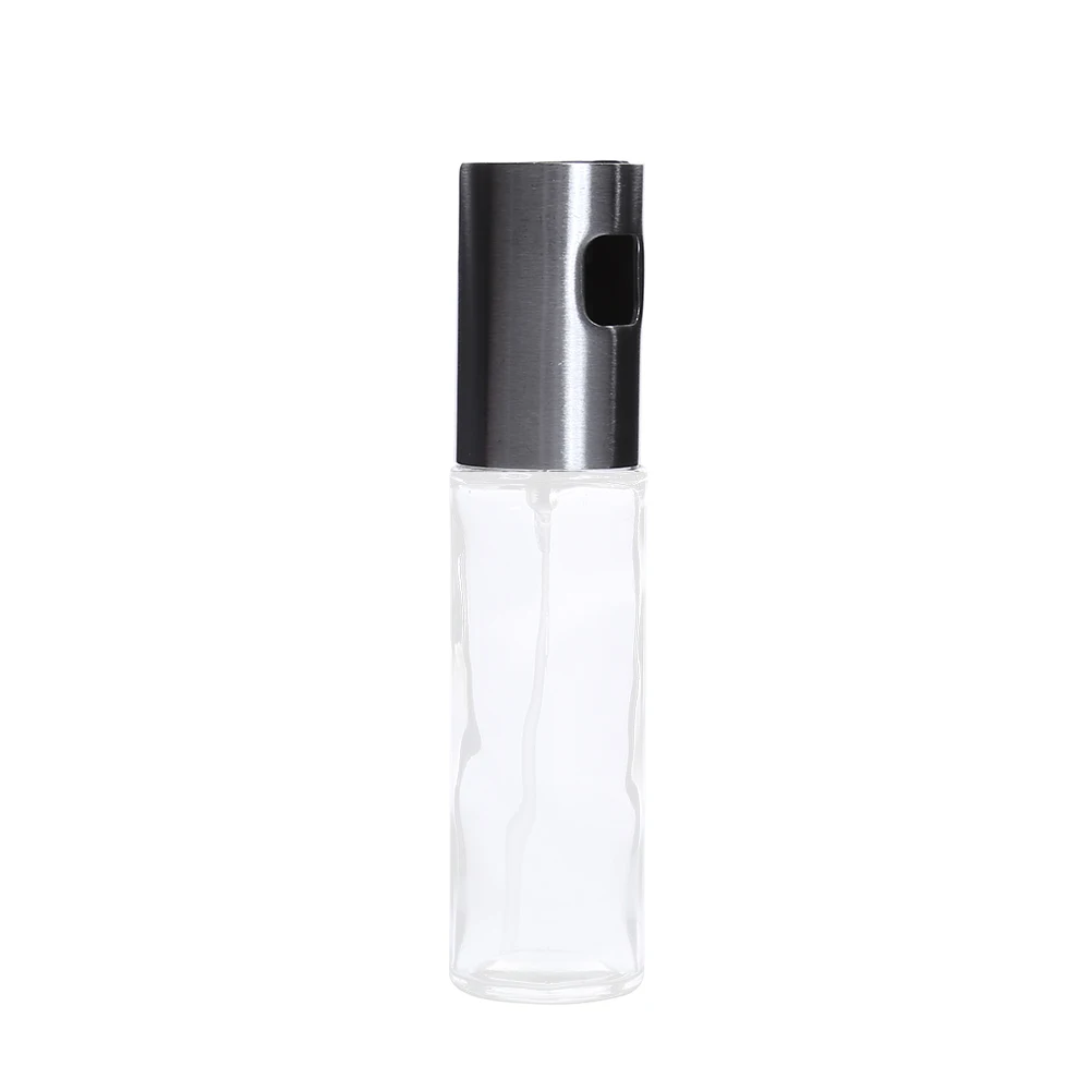 100ML Stainless Steel Glass Oil Pump Spray Fine Bottle Olive Can Vinegar Spraying BBQ Kitchen Cooking Gadgets New |