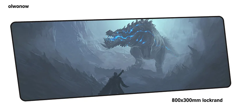 Коврик для мыши Monster Hunter 80x30 см, игровой коврик для мыши, большой геймерский коврик, толстый игровой компьютерный стол, коврик для мыши, коврики для игровой клавиатуры - Цвет: design 1