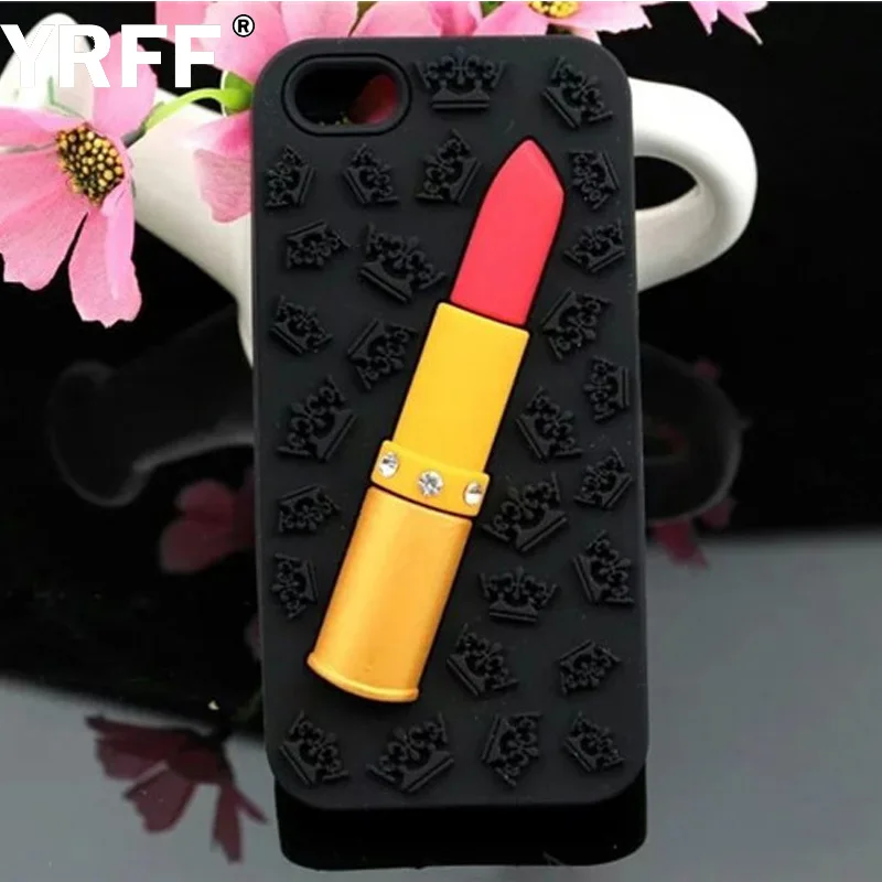YRFF Новый чехол для телефона со стразами в виде короны iphone 5 5s 6 6S PLUS силиконовый 5S