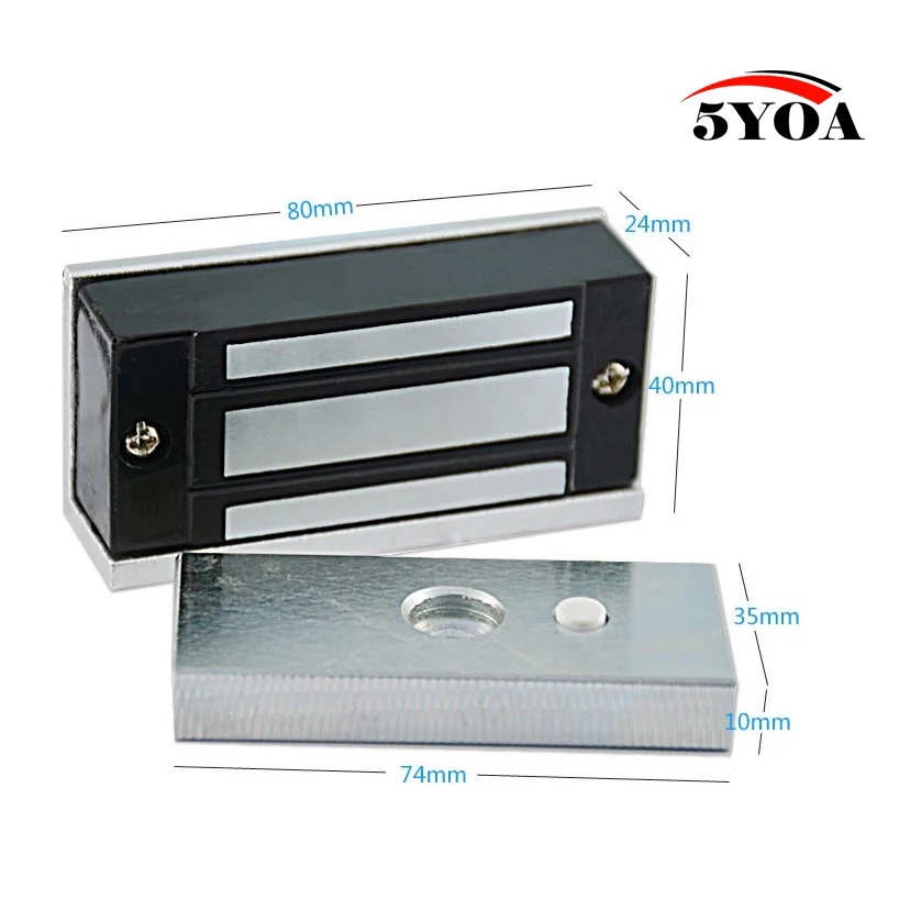 

60KG (132lbs) 12V Access Control Electric Magnetic Door Lock Electric Lock