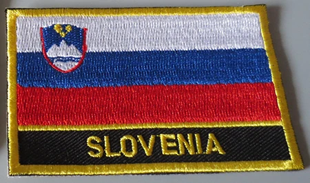 Flag Patch Нашивки с вышивкой в виде национального флага и Металлический Нагрудный значок с флагом - Цвет: Flag Patch