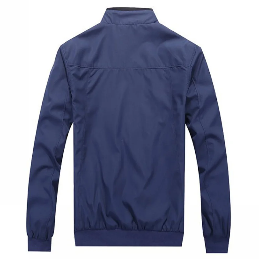 Мужские куртки Mountainskin 5XL повседневные пальто с воротником стойкой Мужская Модная