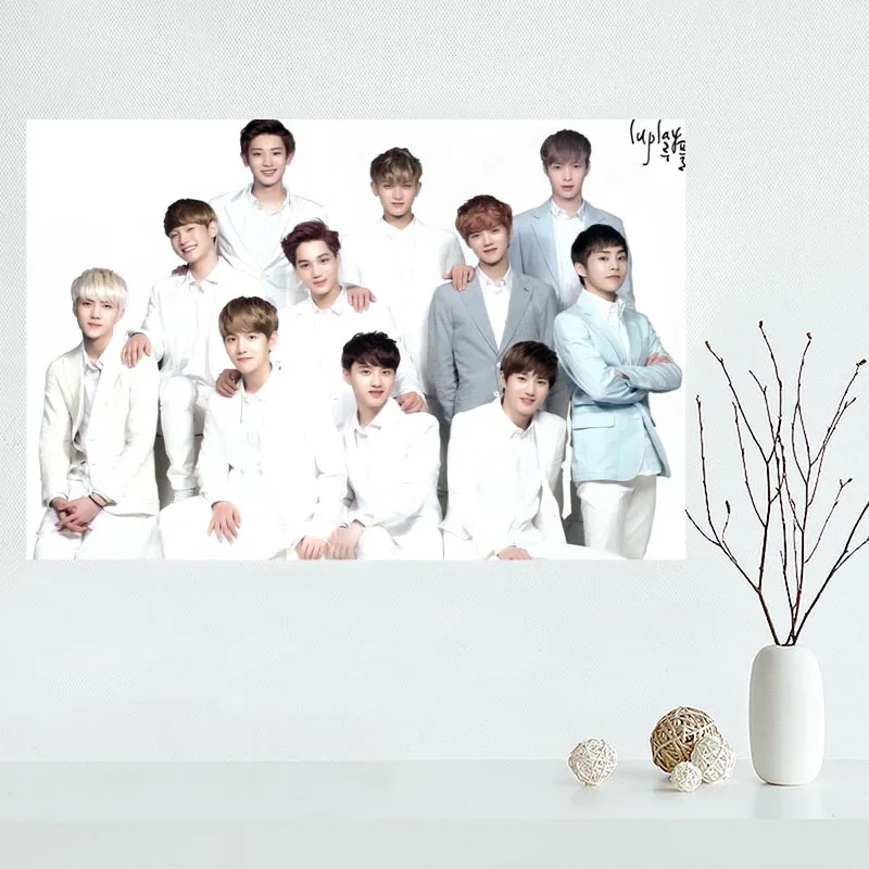 Exo пользовательские холст постер украшение дома Ткань Холст Картина стене плакат