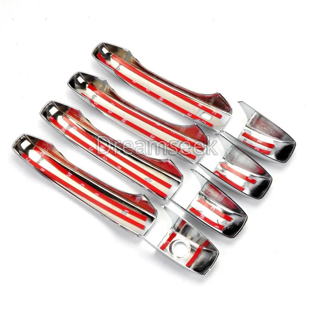 Крышка ручки двери для 2005 2010 Chrysler 300 Dodge Caravan / Avenger с умным отверстием ключа ABS