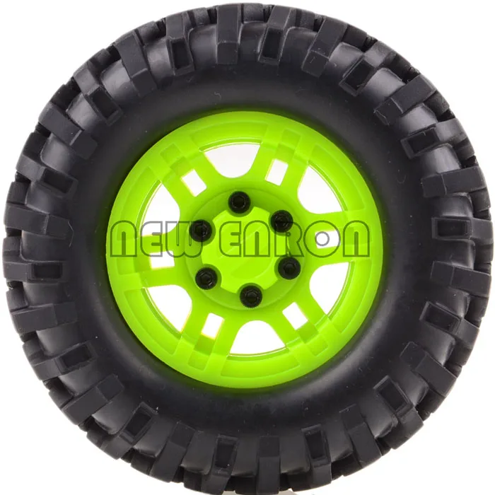 4P RC 1:10 Rock Crawler 1.9'' Beadlock Wheels &amp 96MM Tires Gmade D90 SCX10 | Parts Accs