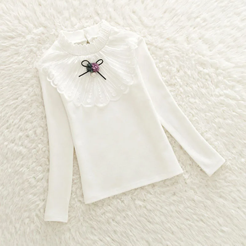 

Girls Tops 2020 Autumn Baby Girl Clothes School Girls Tops Cotton Children's Shirts Fashion Baby Girl Long Sleeve Shirts