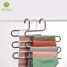 Вешалка для брюк из нержавеющей стали, многоуровневая вешалка для одежды и полотенец