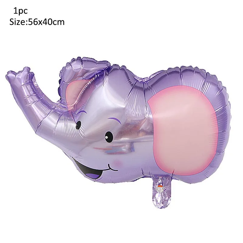 1pc elephant Детский душ животные шарики для день рождения джунгли вечерние для вечеринки в стиле сафари Джунгли Тема вечерние шары Свадебная вечеринка Декор ребенок день рождения шар - Цвет: 1pc elephant
